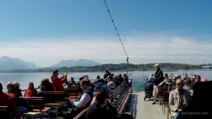 บนเรือล่องทะเลสาบ Chiemsee