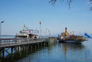 ท่าเรือบนเกาะ Fraueninsel