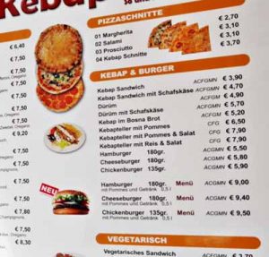 ราคาอาหาร Innsbruck