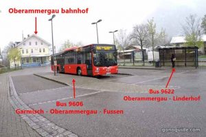 ที่ขึ้นบัส Oberammergau