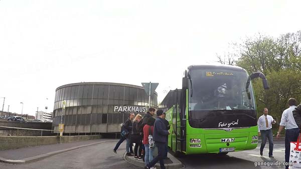 Flixbus ที่ Wurzburg Hbf