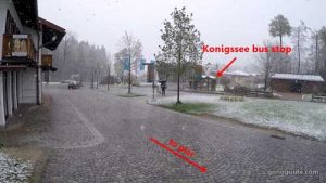 จุดลงบัสที่ Konigssee